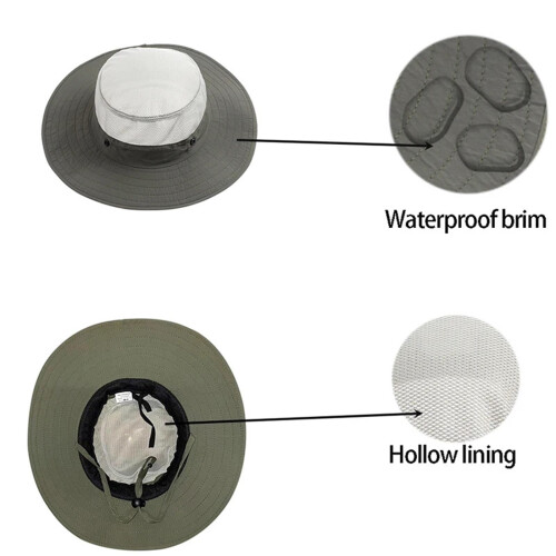 Beekeeping Veil Hat Light Gray with Breathable Mesh Full Coverage Bee Face Protection for Beekeepers 1