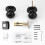 Keyless Privacy Door Knobs 6 Pack, Black Interior Handles for Bedroom and Bathroom, Adjustable Latch 2
