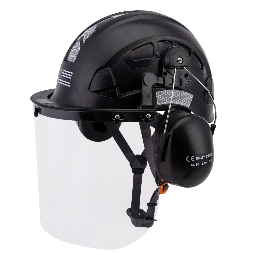 Forestry Helmet With Face Shield And Ear Muffs, Chainsaw Safety Helmet For Tree Cutting And Logging 9330225388494