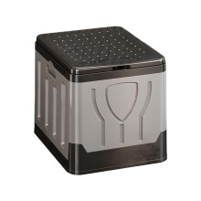 Portable Camping Toilet with Lid, Foldable Travel Toilet for Outdoor Camping, RVs and Road Trips