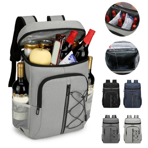 Insulated Cooler Backpack Leakproof Large Capacity with Multiple Pockets for Camping Hiking Beach Ref: 7117 1