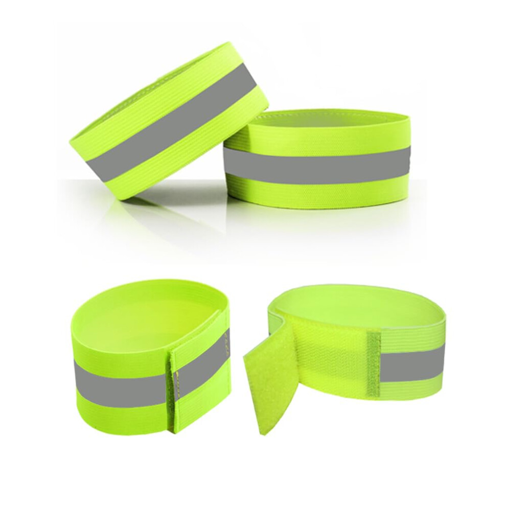 Reflective Bands For Running And Cycling, 360 Visibility Safety Reflective Gear With Adjustable Arm And Ankle Straps 9771547911883