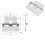 Detachable Hook Off Iron Hinge for Flight Case and Instrument Cases, Quick Release Chrome Plated 5mm 4
