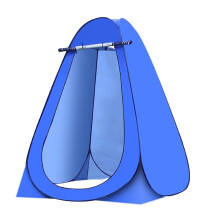 Portable Privacy Tent Waterproof Pop Up Changing Tent for Camping Shower with Storage Bag Blue