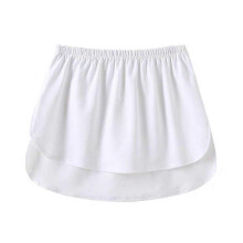 (L, White) Versatile and Stylish Shirt Extension Underskirt The Perfect Bottom for Any Occasion White XL