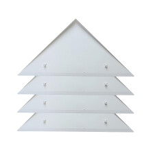 4Pcs Table Corner Cushions Plastic Corner Protector-white 4 pcs