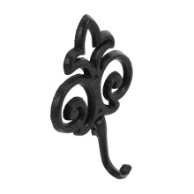 Rustic Deer Head Wall Hook HeavyDuty Iron Coat Hanger for Hats Bags and Scarves