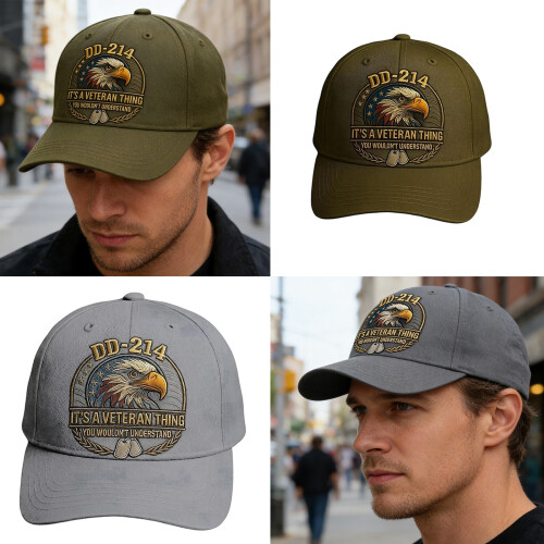 Adjustable Baseball Hat Embroidered Letters Design-Khaki 2