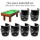 Set mit 6 Billardtischtaschen, Standard-Billardtischtaschen, 7