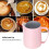 Pink Latte Art Pitcher 400ml Steel 10
