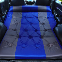 Self Inflating Car Air Mattress for VW Golf 2010‑2025 Hatchback 5‑Seater, 5cm Thick Foldable Double/Single Bed for Camping Travel Blue Gray