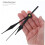 Clock Hands Replacement Kit 10 Sets Plastic Clock Pointer Set for DIY Wall Clock  and Decoration 2