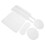 4pcs Castor Oil Pack Kit, Reusable Wrap, White 15
