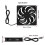 12W 12V Solarmodul-Dual-Lüfter-Kit 2828,5 cm 4