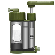 Portable Water Filter Pump for Camping and Hiking – Fast Filtration Hand Purifier for Travel and Survival