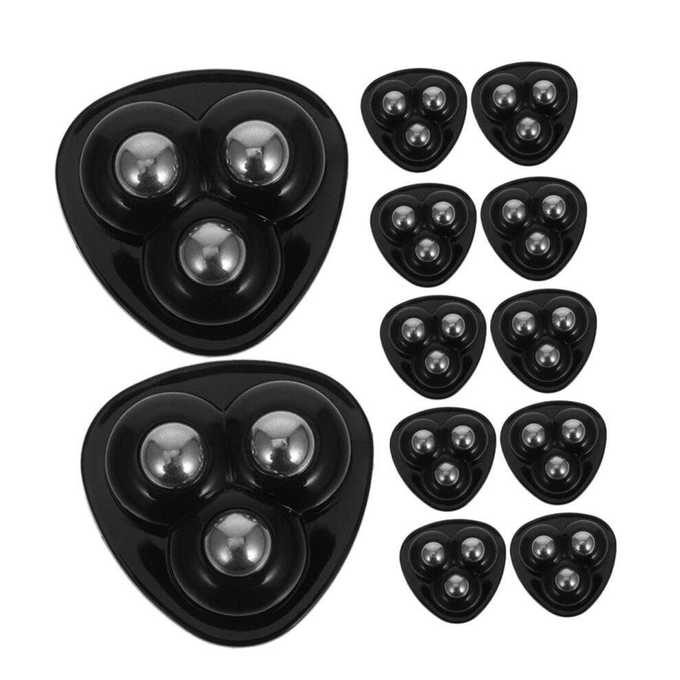 12Pcs Adhesive Caster Wheels Selfadhesive Installation Smooth Rolling For Furniture And Appliances 9073542059257
