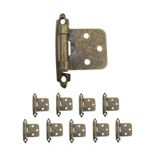 Heavy Duty Self Closing Cabinet Hinges 10 Pack Green Bronze Ball Bearing Door Hinges Flush Mount Design