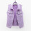 (M, Purple) Women Spring And Autumn Coats Solid Sleeveless Denim Jacket Outerwear 1