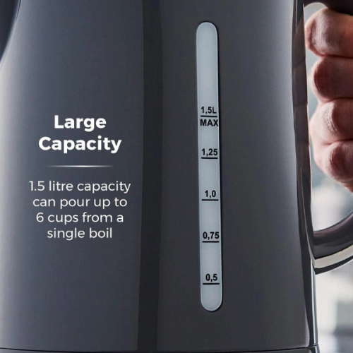 Tower Belle 1.5L 3000W Kettle Jug Graphite Grey 2