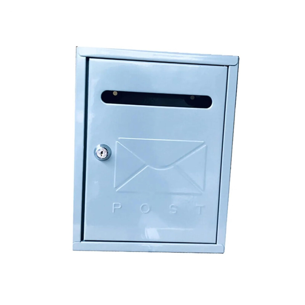 Lockable Wall Mounted Mailbox, Weatherproof Heavy Duty Outdoor Letterbox For Home And Business 9330225389491