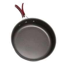 Camping Frying Pan with Foldable Handle, Lightweight Aluminum Non Stick Cookware for Outdoor and Home Use