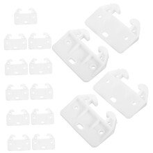 15pcs Crab Shaped Plastic Drawer Stoppers for Cabinets and Dressers, Secure Retention, Tool Install