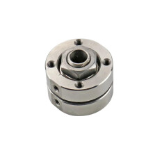 Adjustable Torque Hinge 2.0N.m Stainless Steel Damping Hinge with Arbitrary Stop and Threaded Hole 1Pcs
