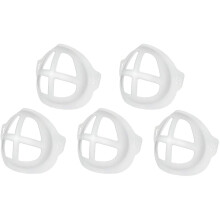 5 PCS 3D Mask Bracket for Comfortable Breathing, Reusable Face Mask Inner Support Frame with Makeup Protection