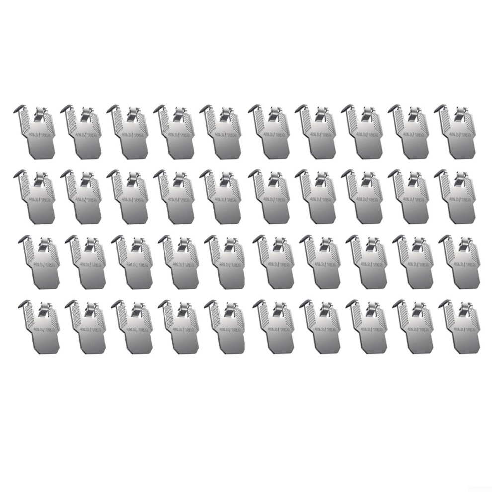 40 Pack Heavy Duty Picture Hangers For Drywall, No Damage Reusable Metal Wall Hooks For Frames Up To 40Lbs 9771547912903