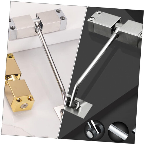 Automatic Door Closer for Home and Office, Quiet Adjustable and Durable Design, Easy Installation 2
