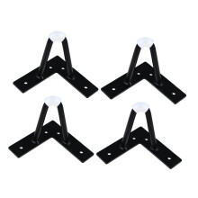 4pcs U Shaped Metal Hairpin Legs for Furniture, Heavy Duty Table Legs with Noise‑Reducing Feet