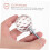 2pcs Clear Crystal Cabinet Knobs and Teardrop Dresser Drawer Pulls Easy SingleHole Install 2