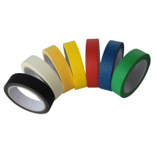 Black Textured Paper Masking Tape for Painting and Crafts, Clean Edge Precision, Removable Adhesive Design