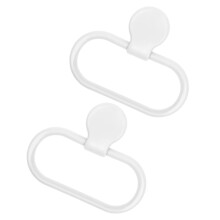 Adhesive Towel Ring Bathroom Towel Holder with LongLasting NoDrill Mount, Modern SpaceSaving Design