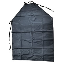 Waterproof PVC Apron 43x31in Oil Acid Alkali Resistant Adjustable Strap Unisex Kitchen Workshop