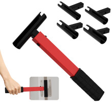 4 in 1 Door Hinge Adjustment Tool Kit, Heavy Duty Steel Hinge Bender Wrench for Precise Gap Alignment