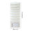 (White) Wall Hanging File Organizers 6 Pocket Expanding File Folder with Handle Expandable Folder Space Saving Wall Document Bag  White 3