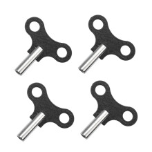 4Pcs Clock Winding Key Set, Universal Clock Compatibility, Durable Iron, Antique Decorative Style