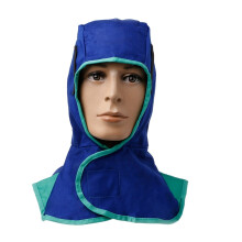 Flame Retardant Welding Hood with Goggles, Full Face Protection for Arc and Plasma Cutting