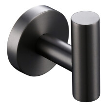 Brushed Stainless Steel Bathroom Accessories Set Rust‑Resistant Towel Bar Paper Holder Hooks Modern
