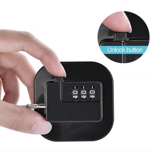 Digital Refrigerator Lock Childproof Keyless Password Fridge Lock Easy Installation No Drilling Durable Black 1