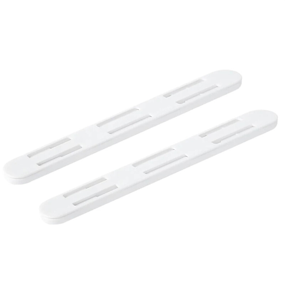 White Side Mount Ball Bearing Drawer Slides 2Pcs Set, Full Extension Smooth Silent Sliding For Kitchen Bedroom Closet 9351714538695