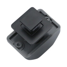 RV Cabinet Latch Push Button Lock Black for 15mm Panels Camper and Marine Cabinets Secure Durable Build
