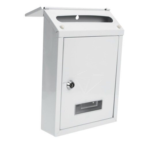Vintage Wall Mounted Locking Mailbox for Home and Villa, WeatherResistant Secure Design