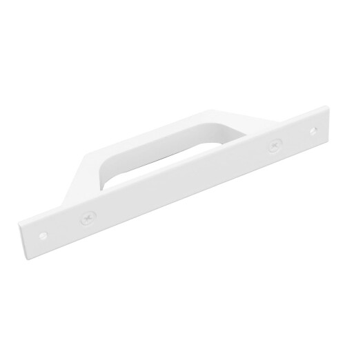 White Metal Barn Door Pull Handle, Corrosion‑Resistant Finish, Easy Installation, Durable Build 2