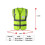 Class 2  Visibility Safety Vest with 5 Pockets, 360 Reflective Strips, ANSI/ISEA Workwear 2