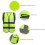 Class 2  Visibility Safety Vest with 5 Pockets, 360 Reflective Strips, ANSI/ISEA Workwear 5