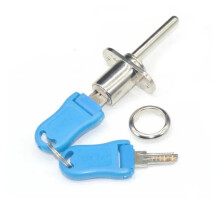 Cabinet Drawer Lock with 2 Folding Keys, Durable Metal Mailbox Lock for Tool Box and File Cabinet