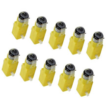 DC Gear Motor Kit 3–12V TT Motor for Smart Car and Robotics, Low Noise and Stable Performance