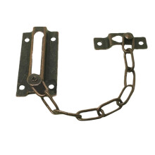 Bronze Door Chain Lock for Home Security, Durable Metal AntiTheft Latch for Interior Apartment Door